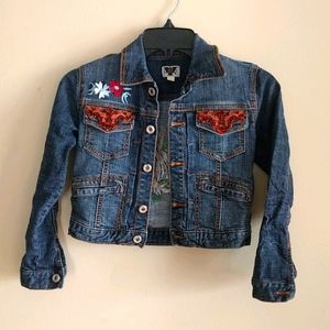 Antik Demim girls denim jeans jacket size medium